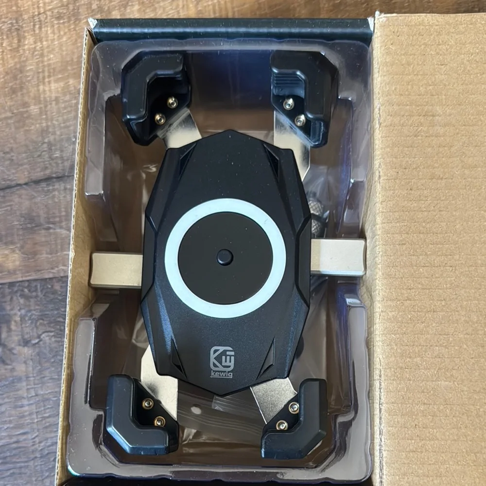 Black Phone Holder for Street Bike